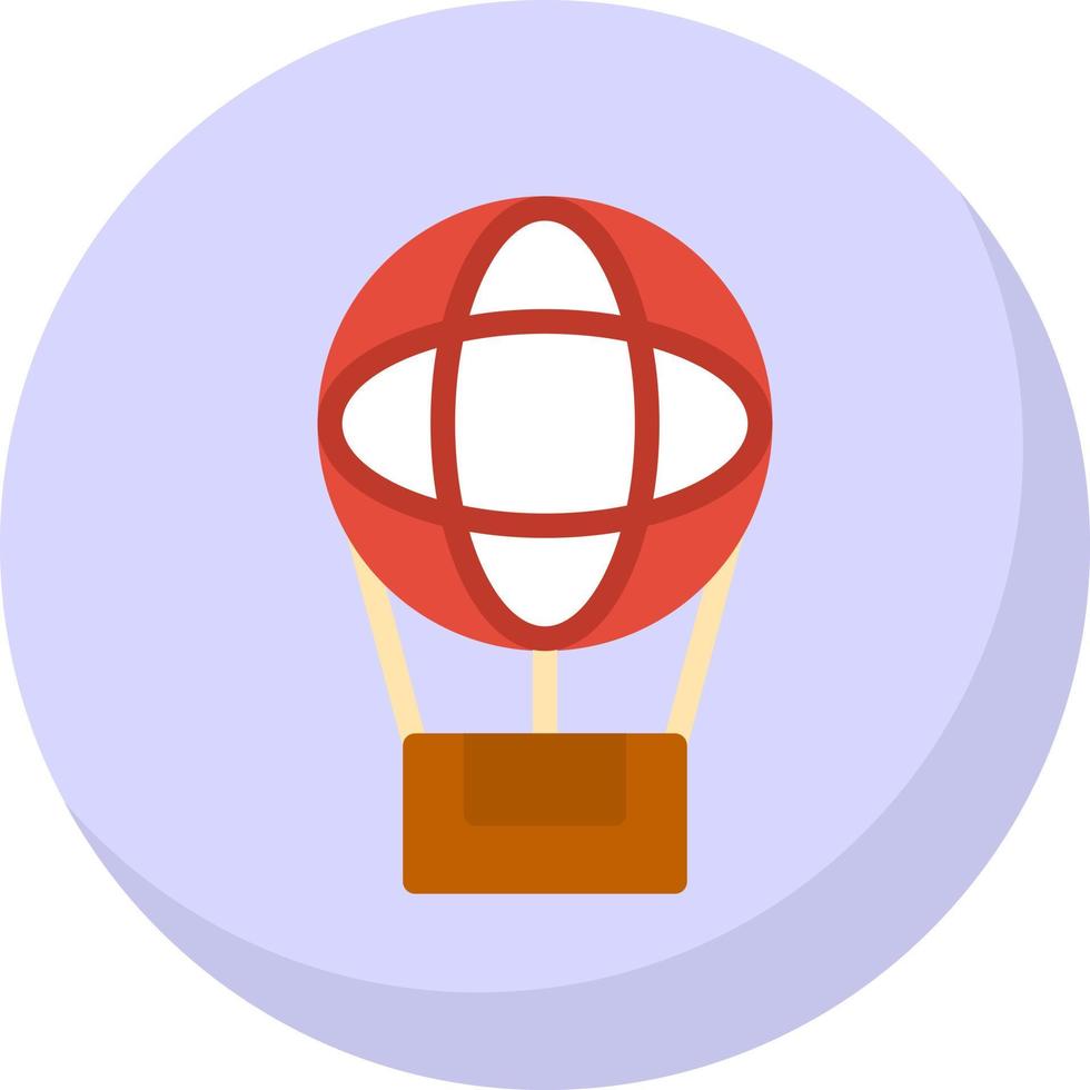 Air Balloon Vector Icon Design