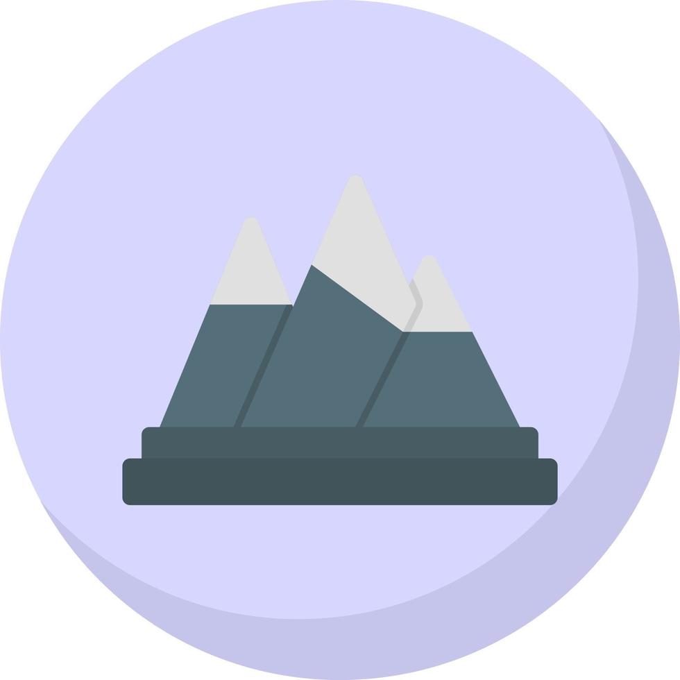 Mountains Vector Icon Design
