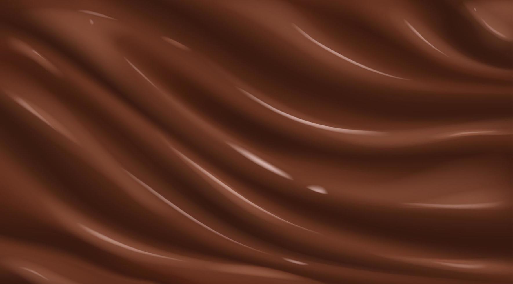 Realistic chocolate background vector