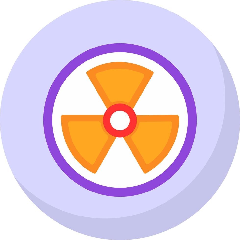 Nuclear Energy Vector Icon Design