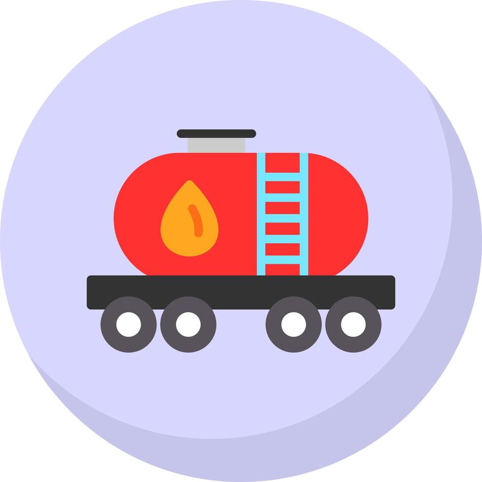 Fuel Tank Vector Icon Design