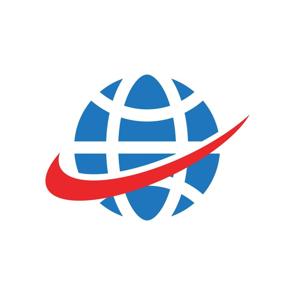Wire World Logo Template vector