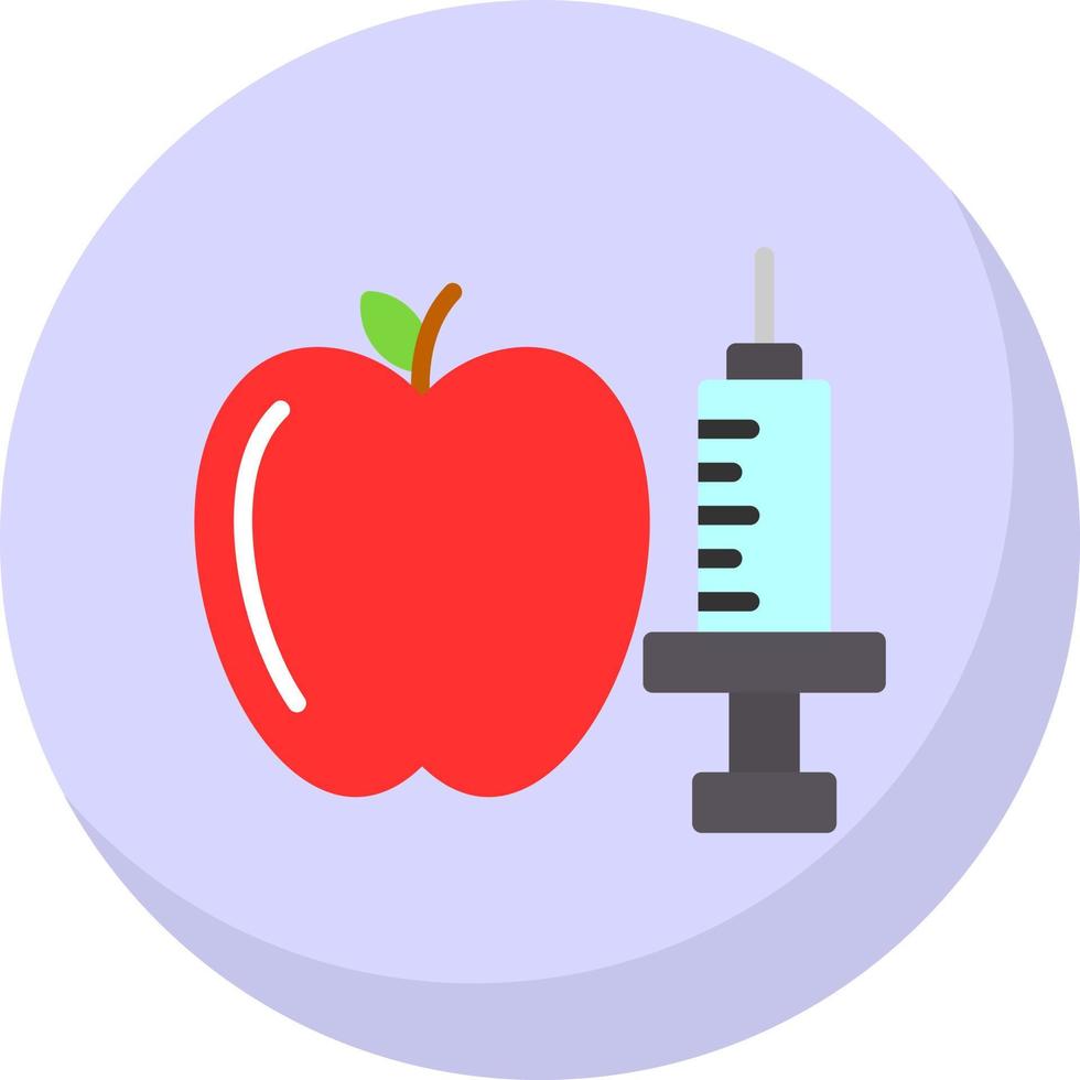 Genetic Modification Food Vector Icon Design