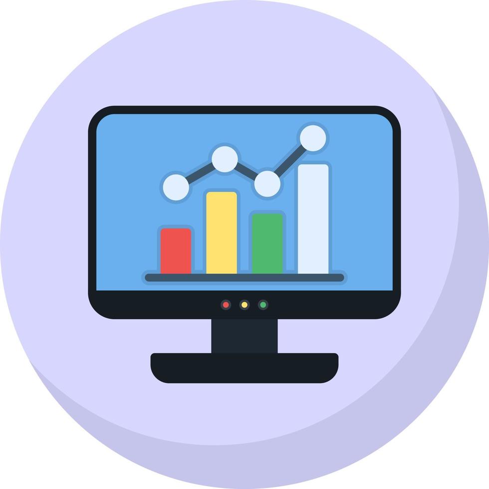Analytics Vector Icon Design