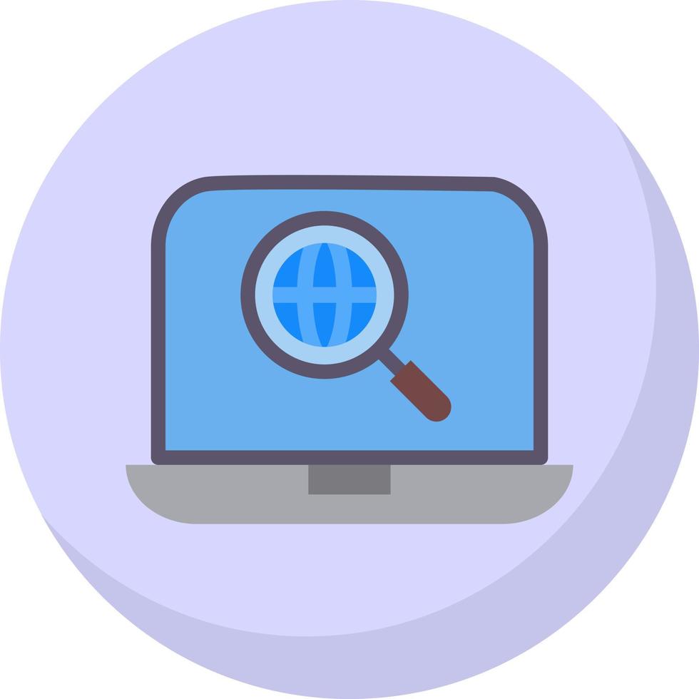 Internet Research Vector Icon Design