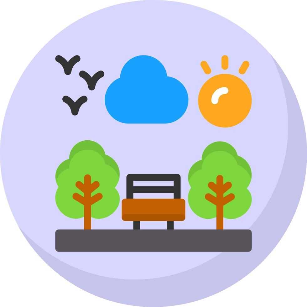 Park Vector Icon Design