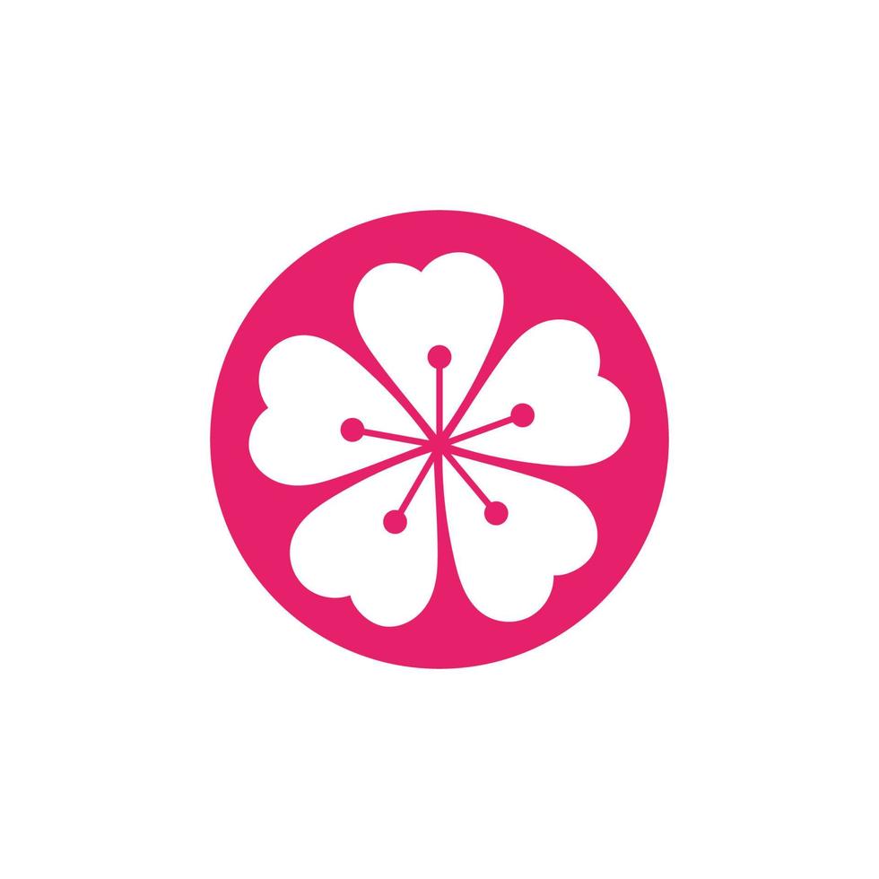 flower vector icon design