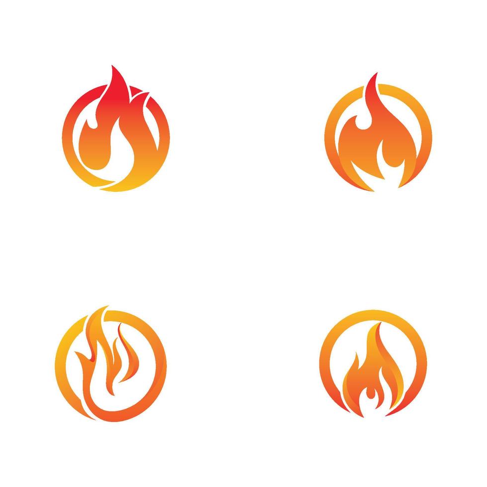 Fire flame vector illustration design