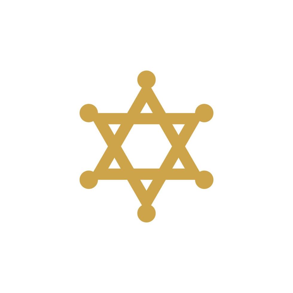 star sherif vector icon template
