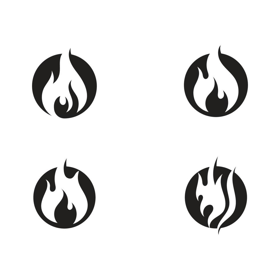 Fire flame vector illustration design