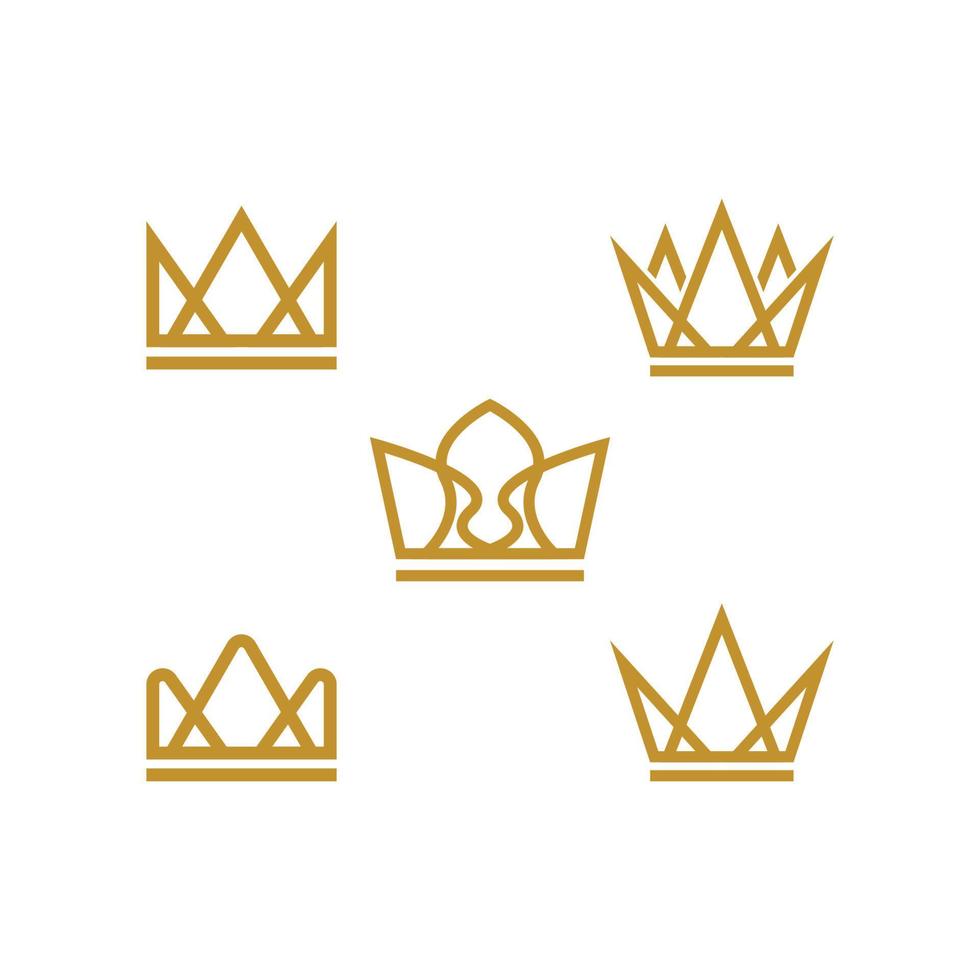 Crown Logo Template vector icon