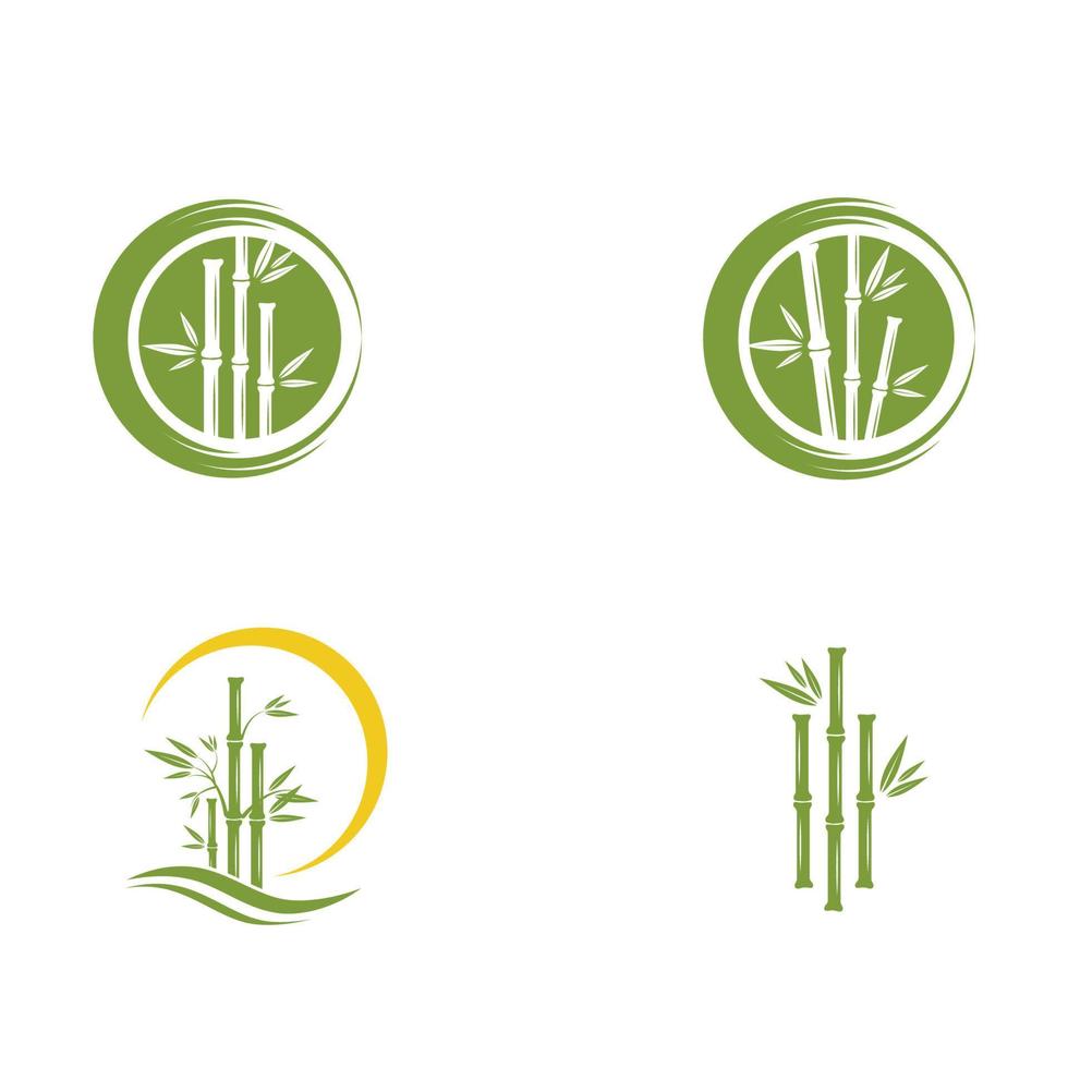 Bamboo Logo Template vector icon