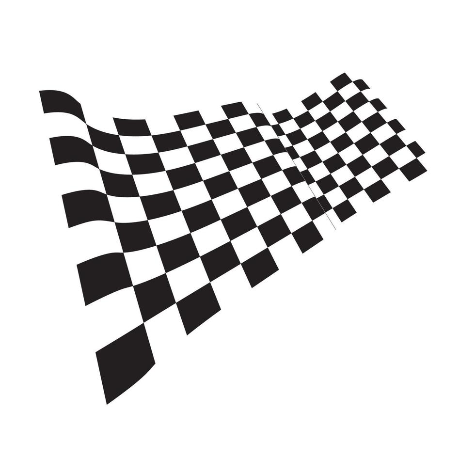 Race flag icon design vector