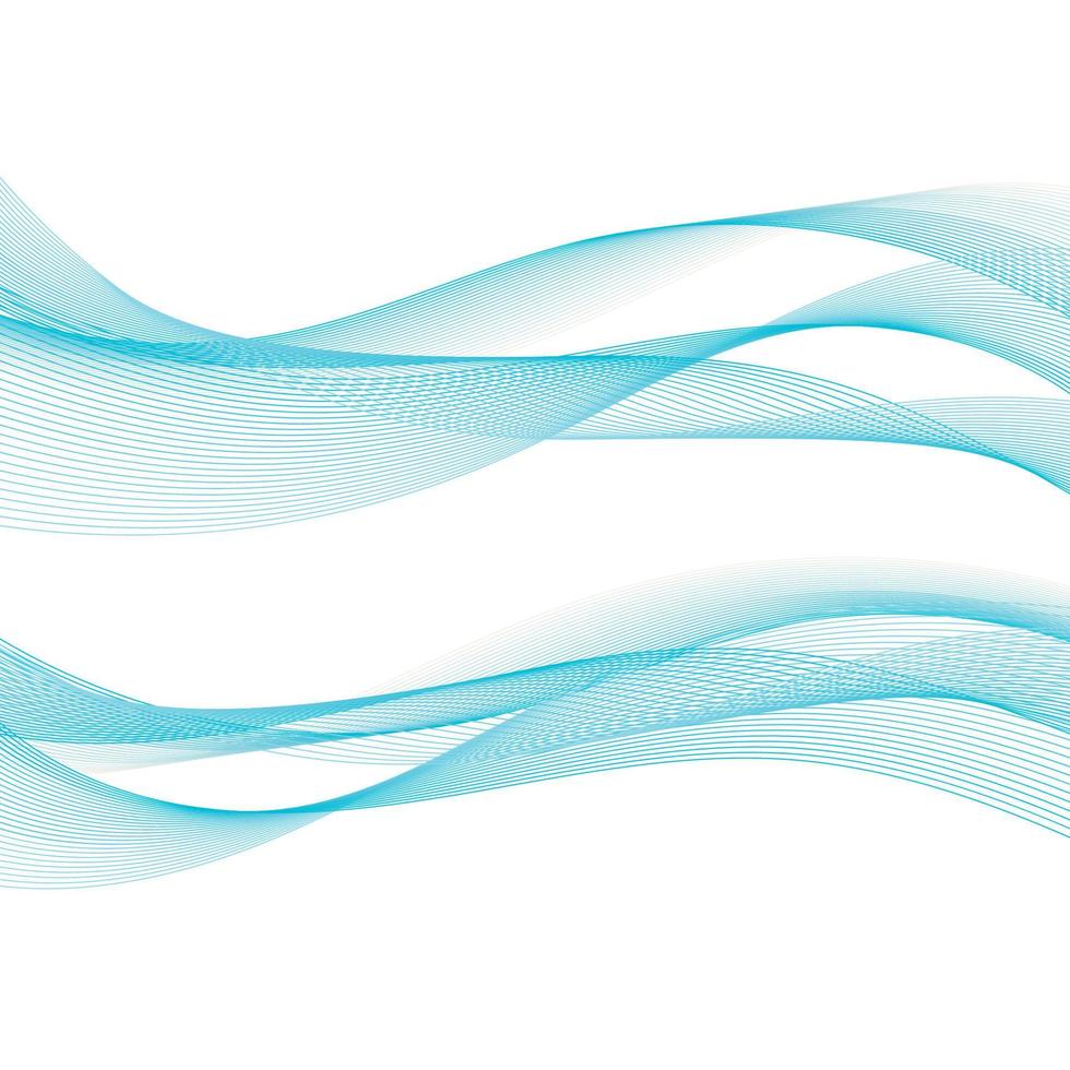 Abstract smooth color wave vector