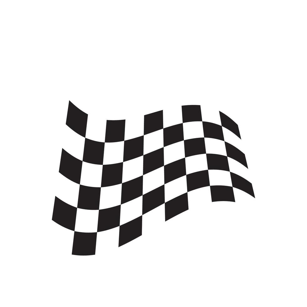 Race flag icon design vector