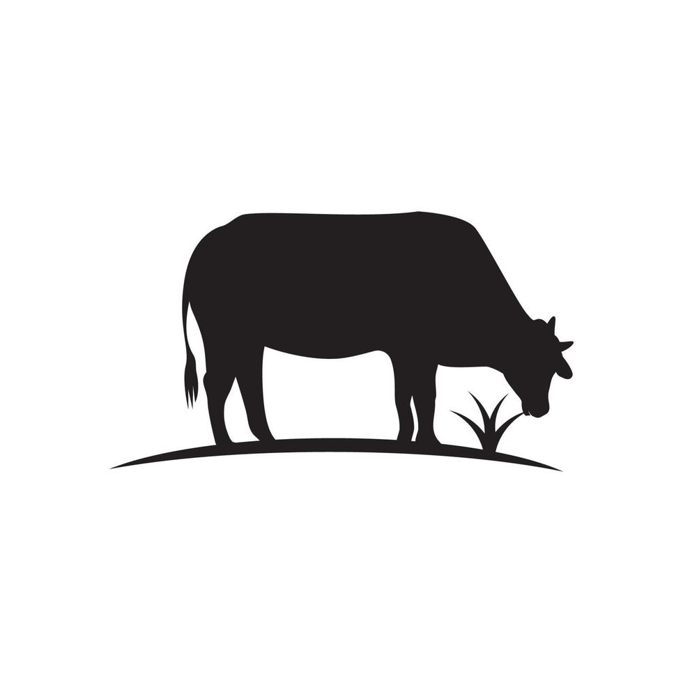 Cow Logo Template vector icon