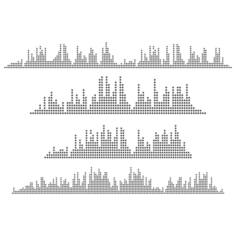 Sound waves vector icon illustration