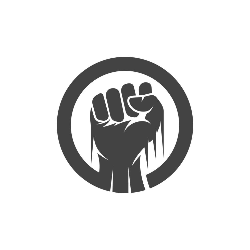 Hand strong vector icon illustration