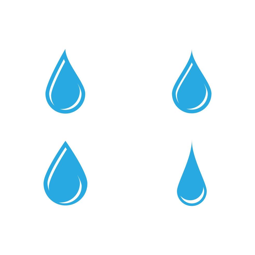 water drop Logo Template vector