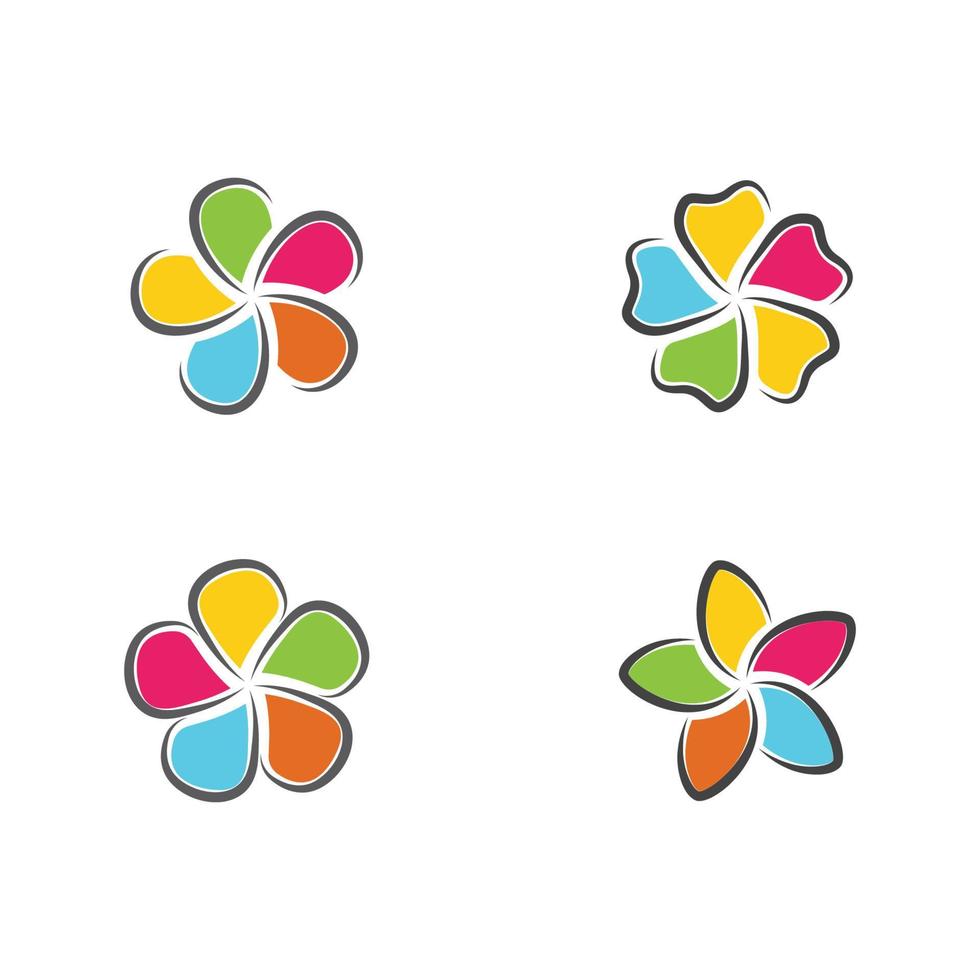 flower vector icon design