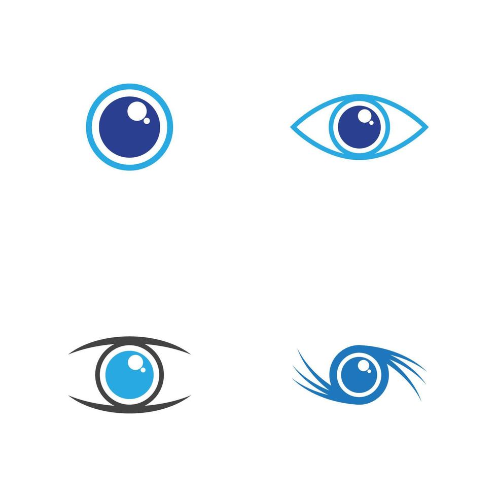 Eye Care vector logo design