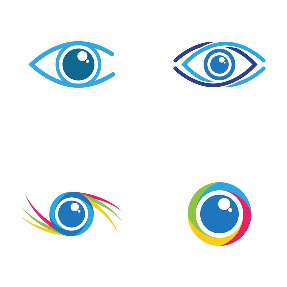 Eye Care vector logo design