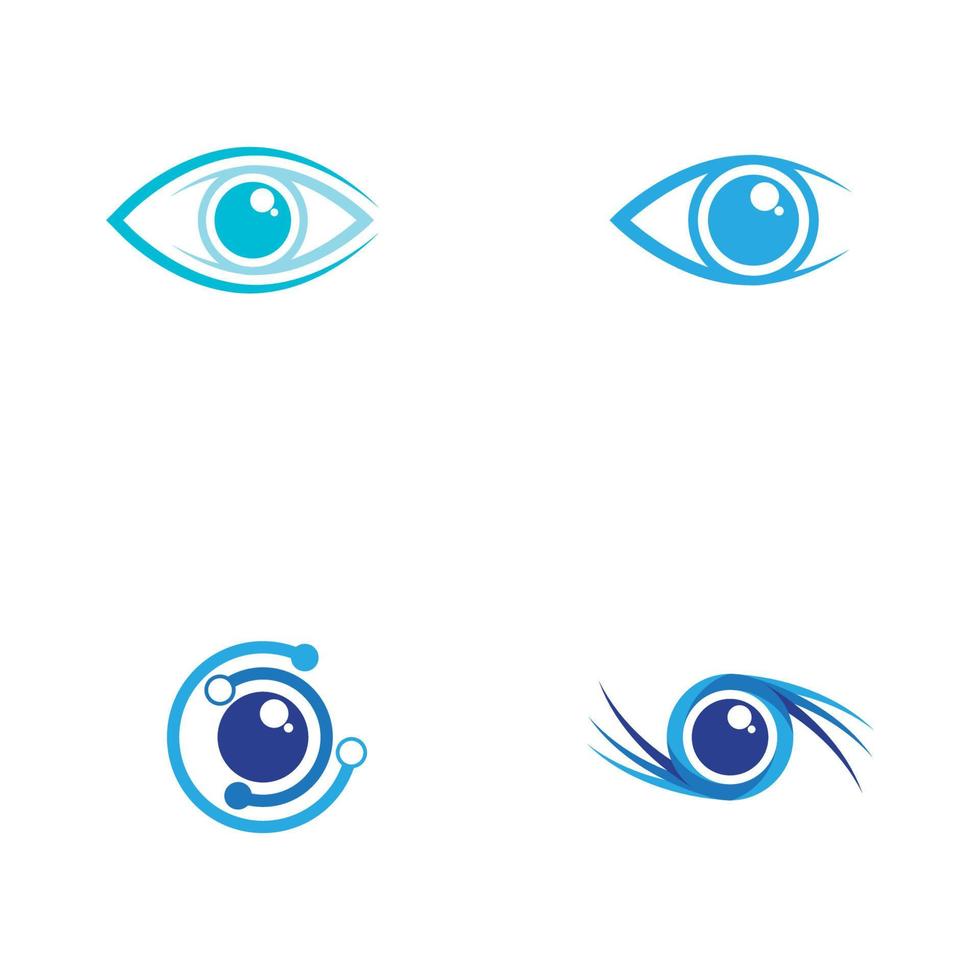 Eye Care vector logo design