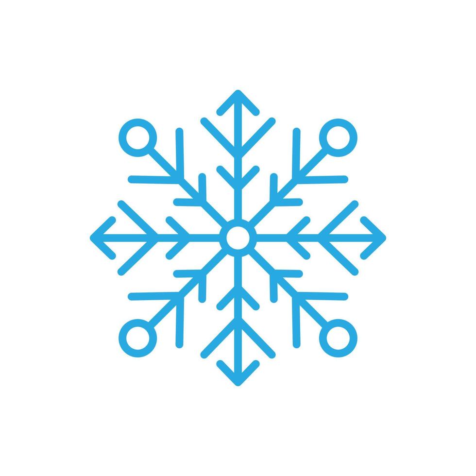 Snowflakes Style Design illustration vector