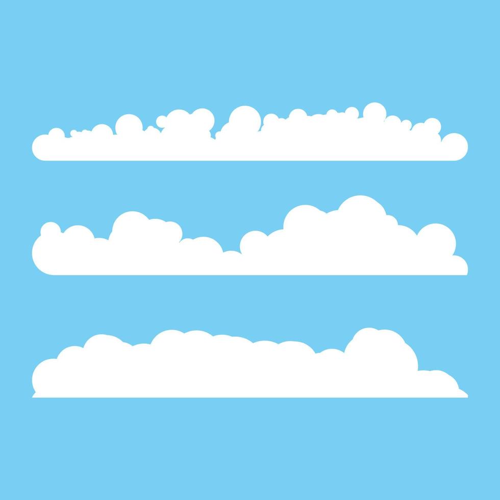 Cloud template vector