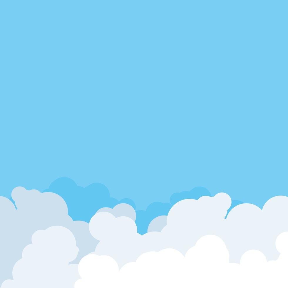 Cloud template vector