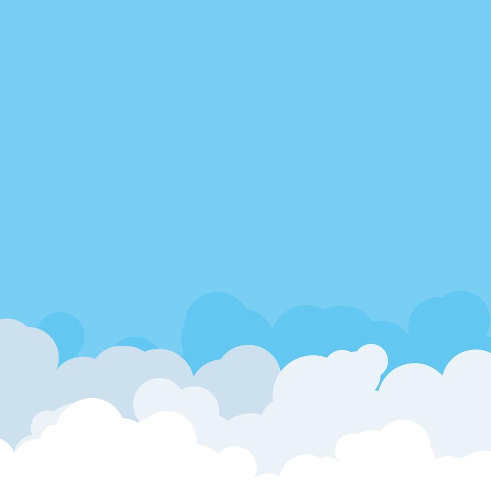 Cloud template vector