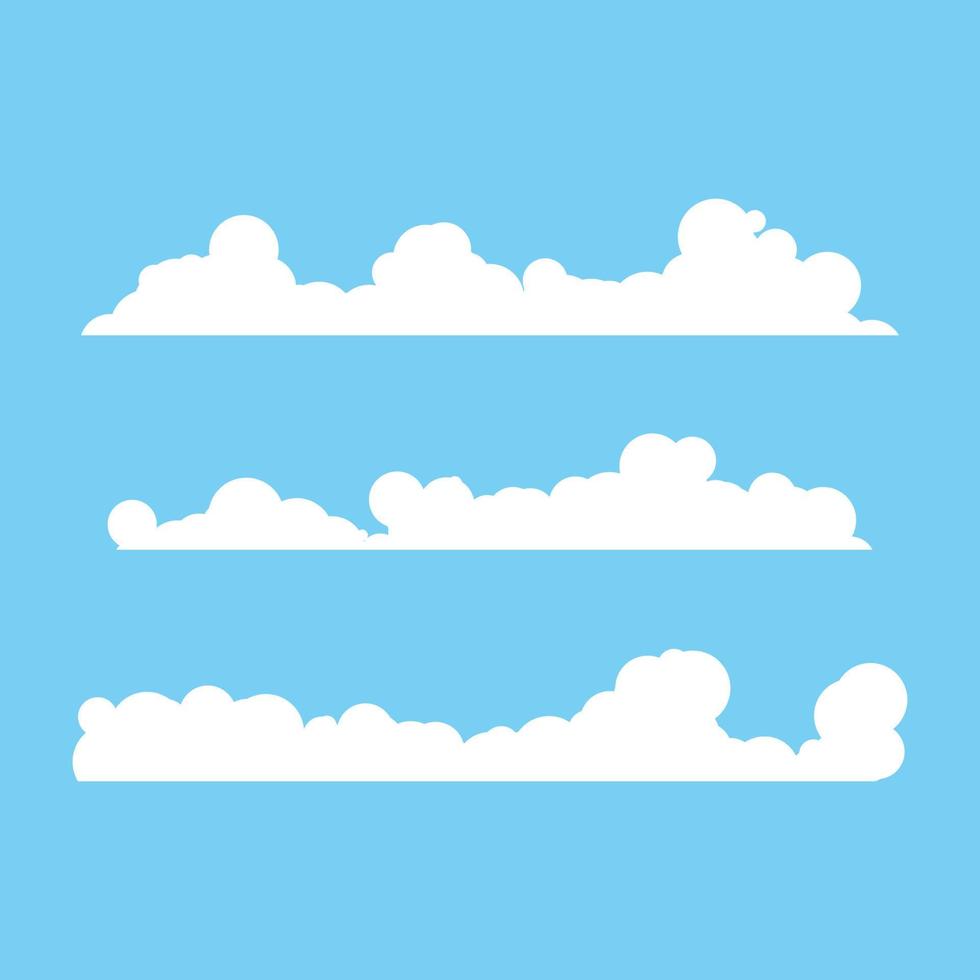 Cloud template vector