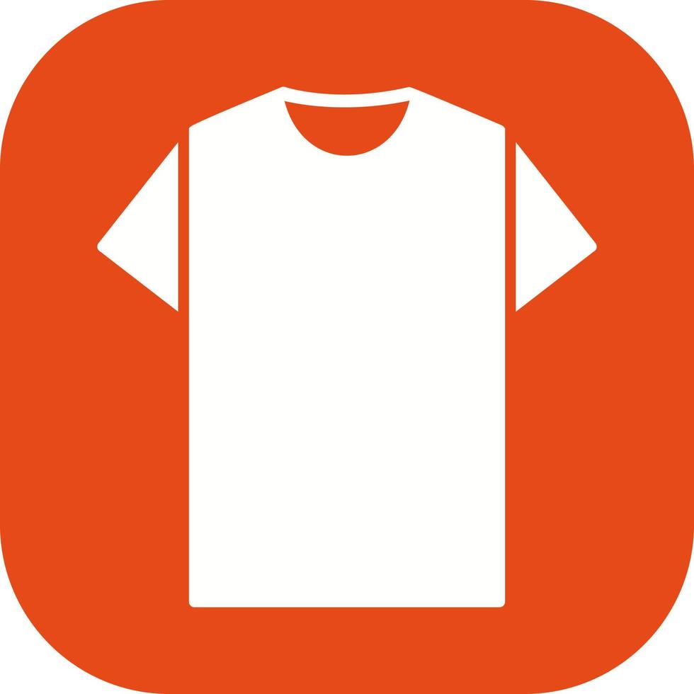 Plain T Shirt Unique Vector Icon