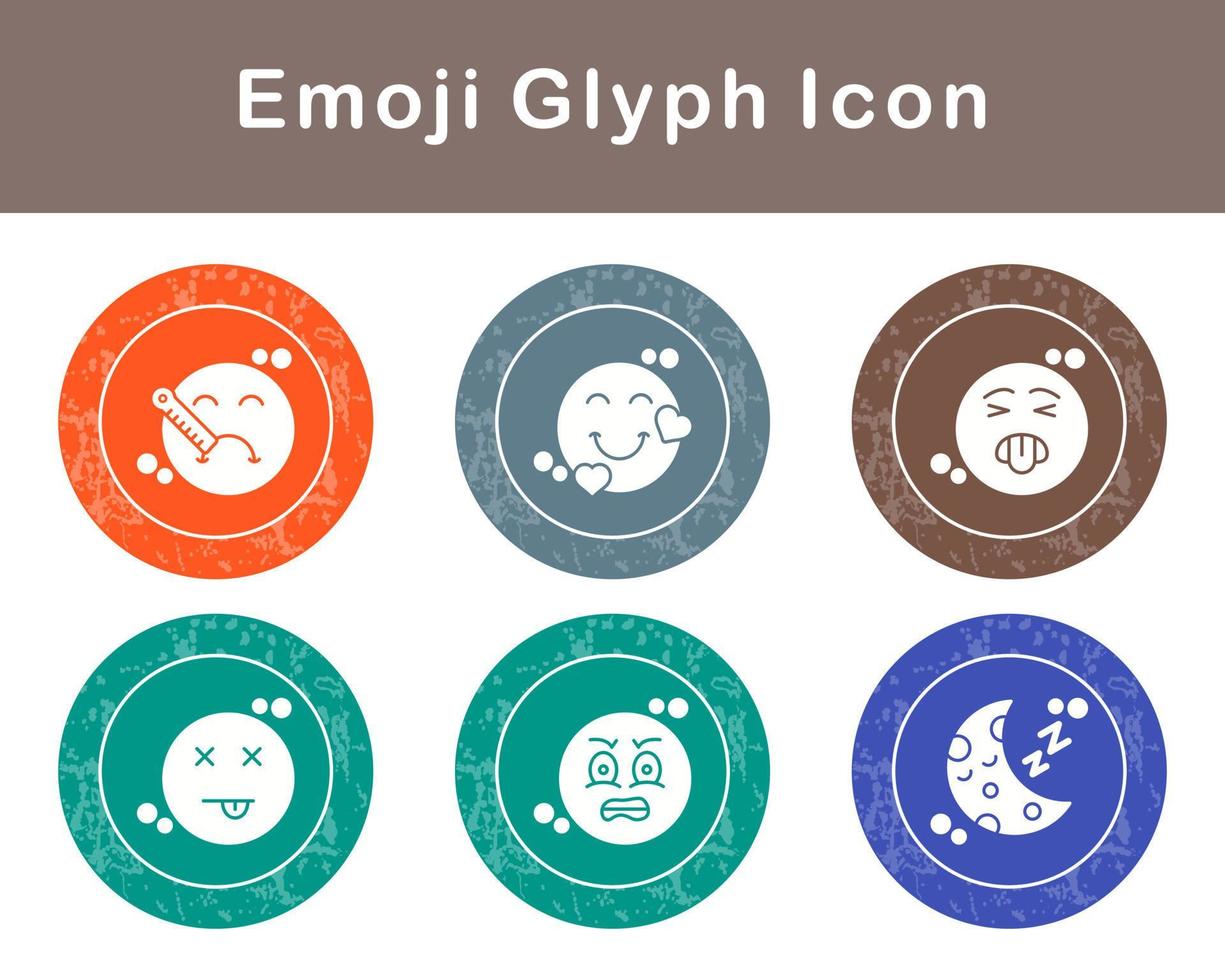 emoji vector icono conjunto