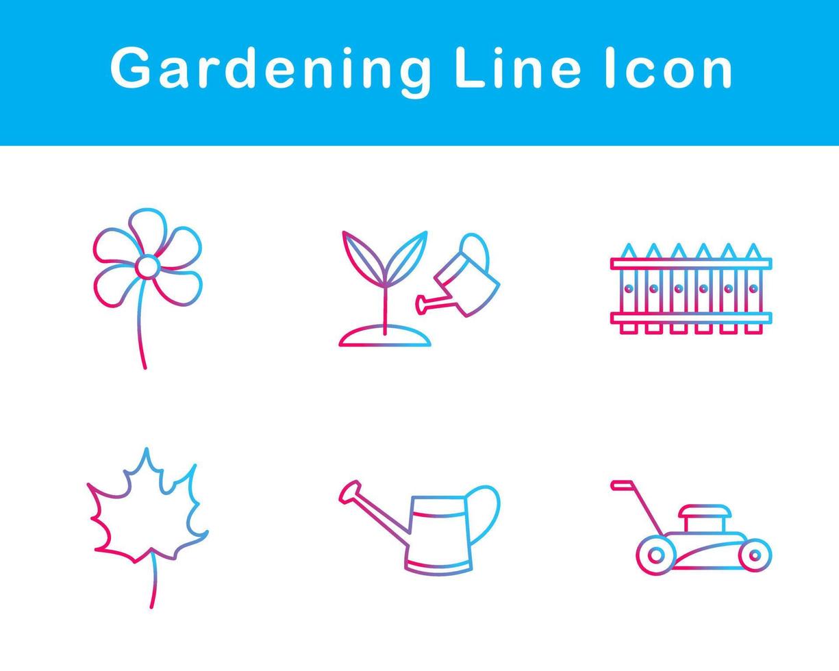 Gardening Vector Icon Set