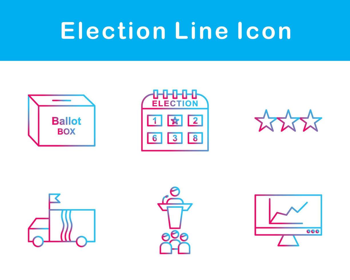 elección vector icono conjunto