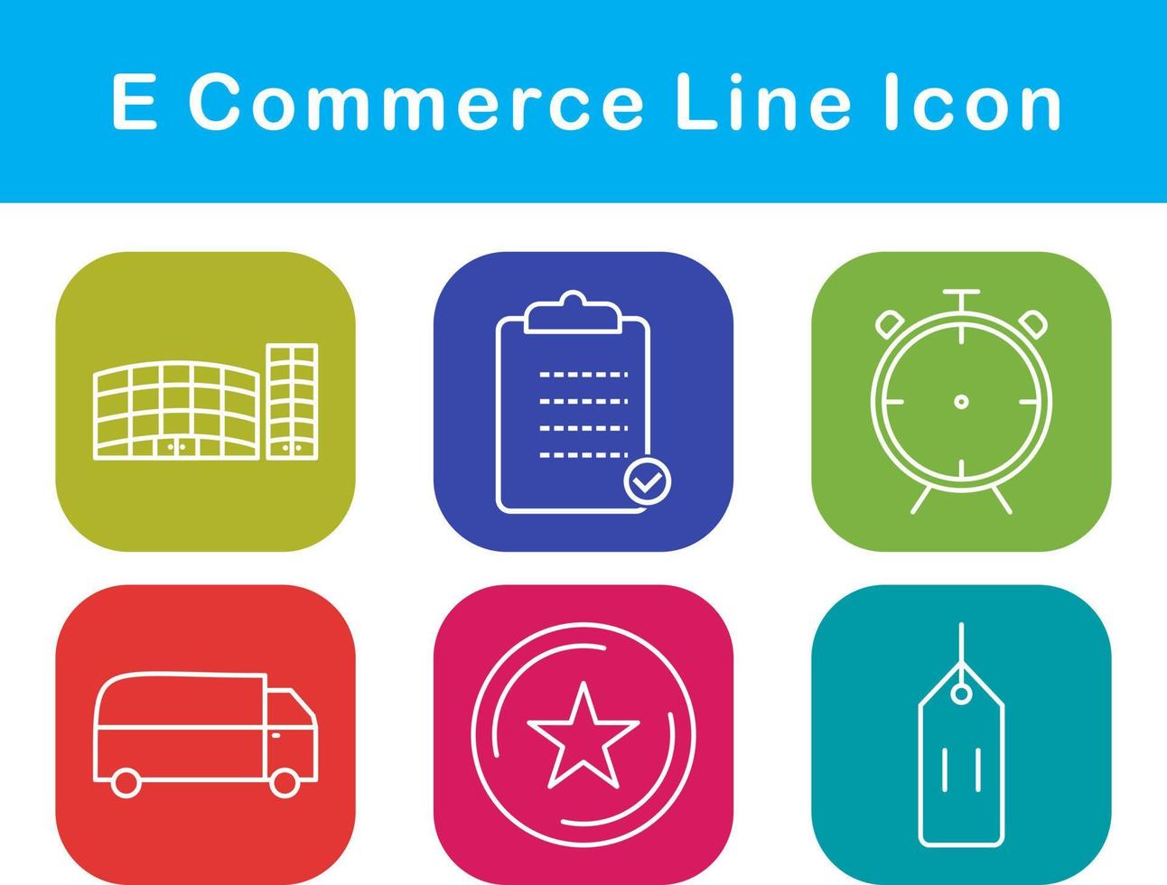 E Commerce Vector Icon Set