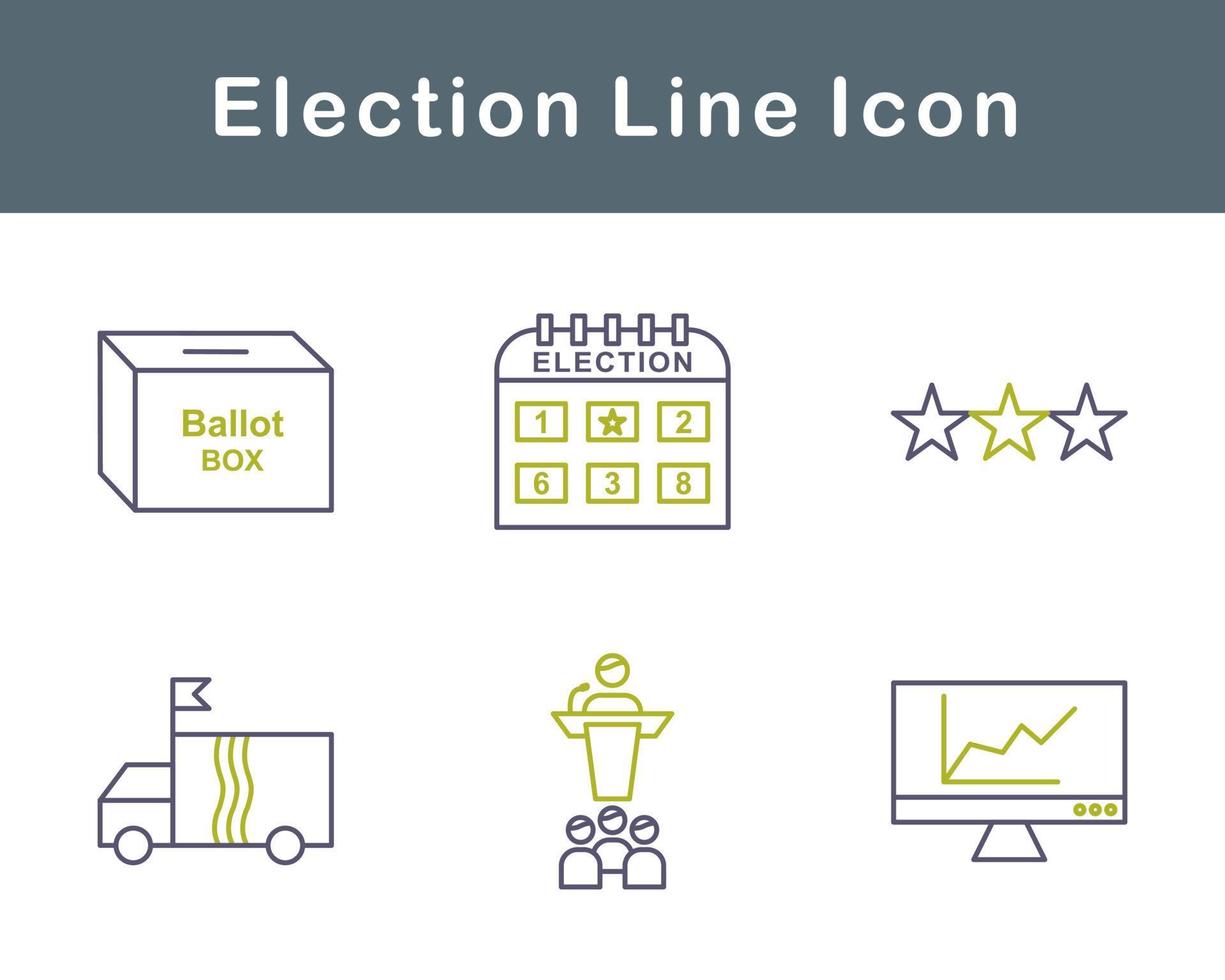 Election Vector Icon Set