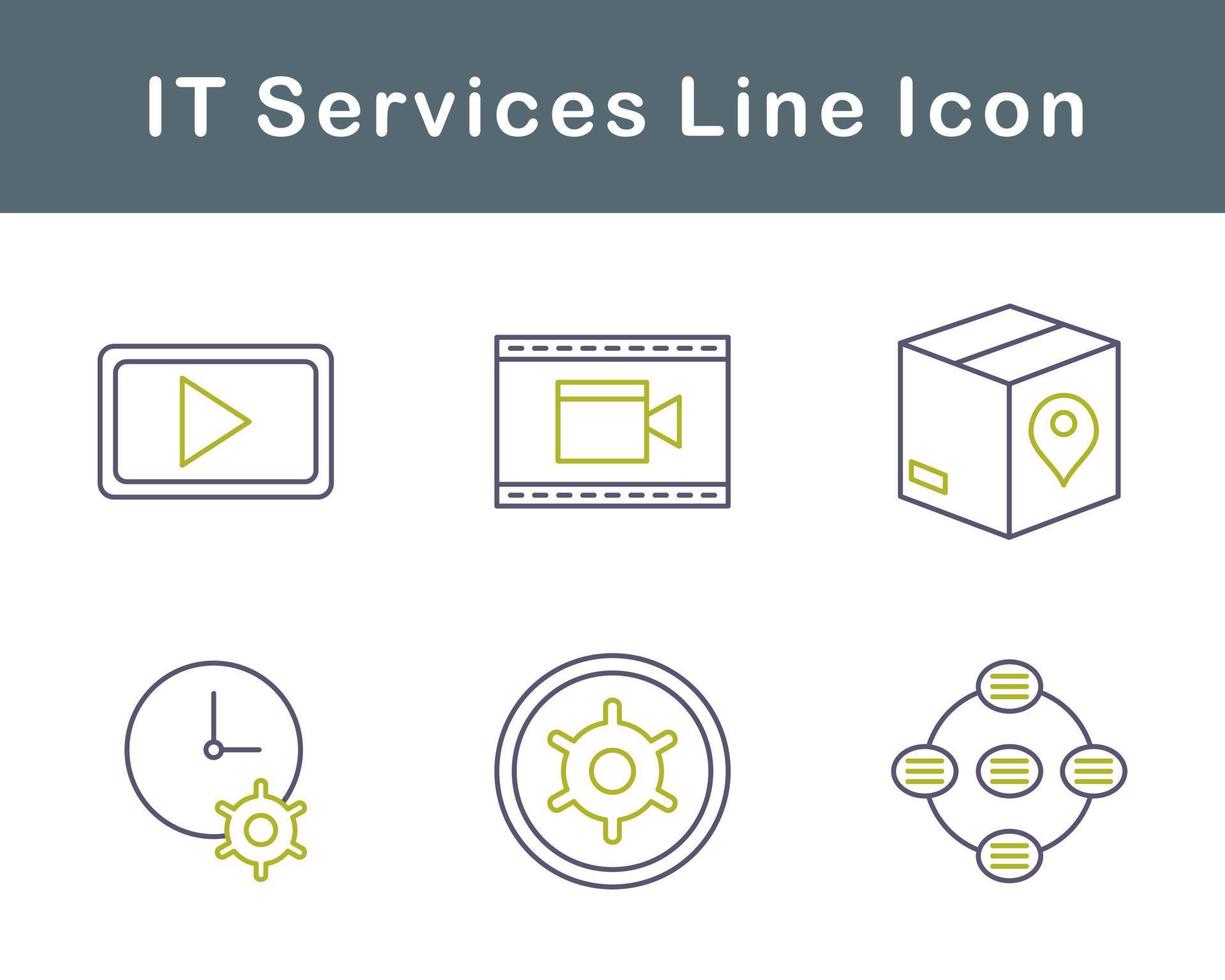 IT Services Vector Icon Set
