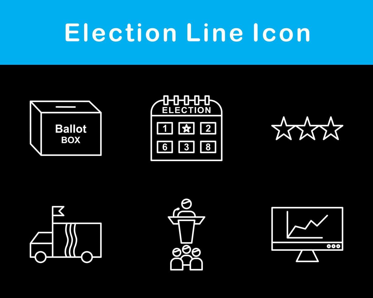 Election Vector Icon Set