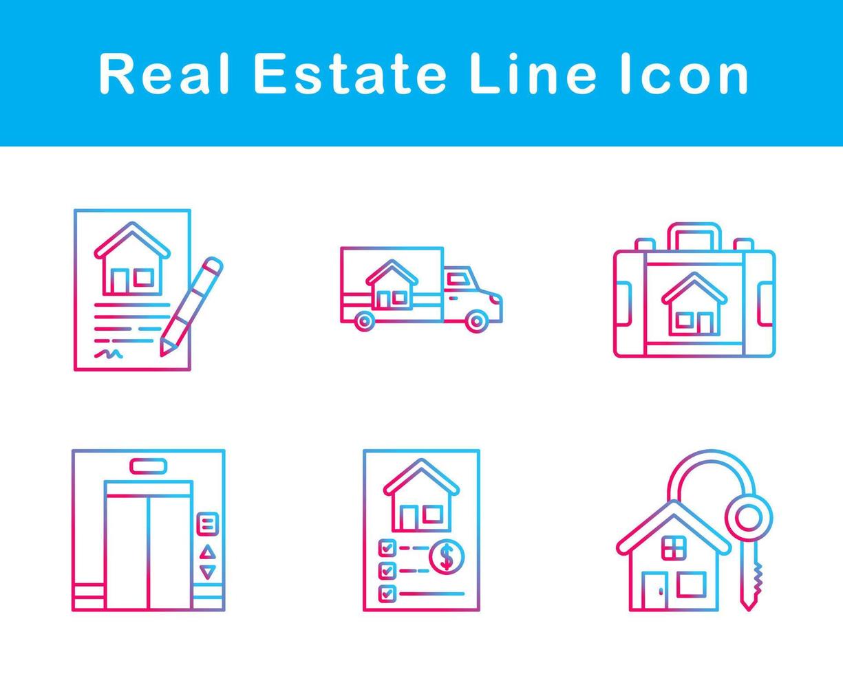 Real Estate Vector Icon Set