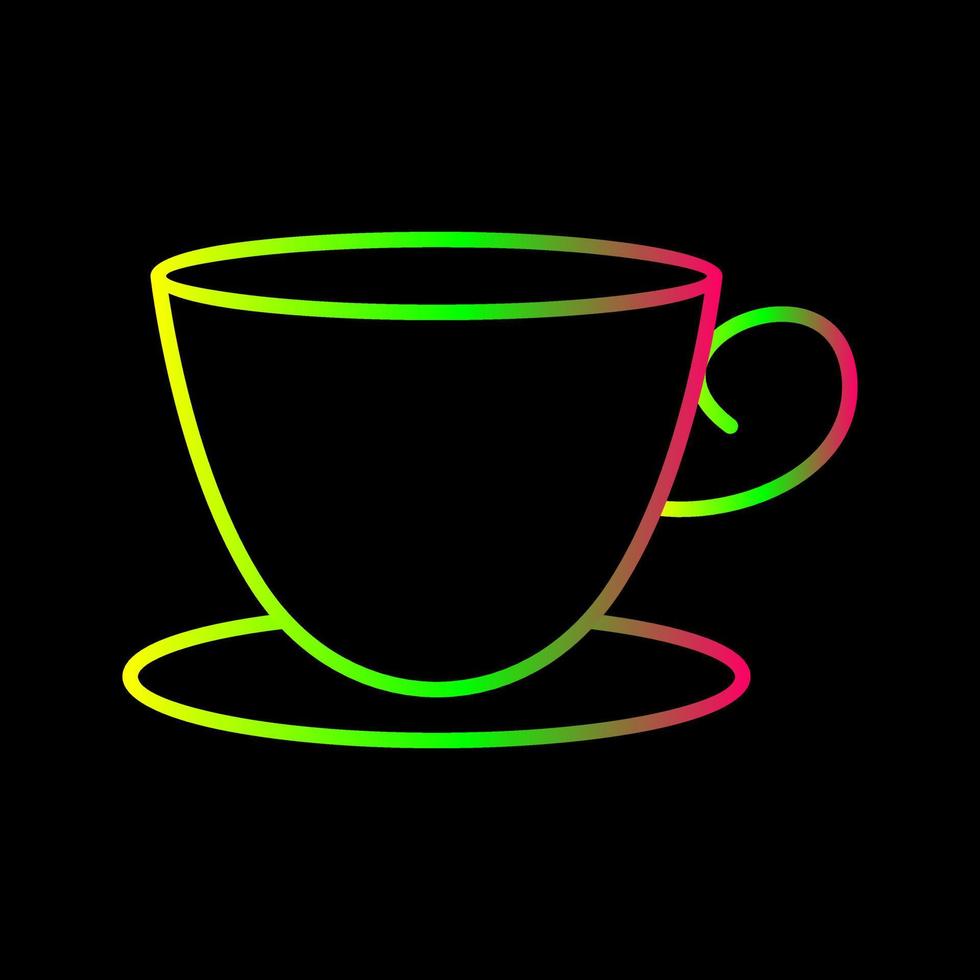 Tea Cup Unique Vector Icon