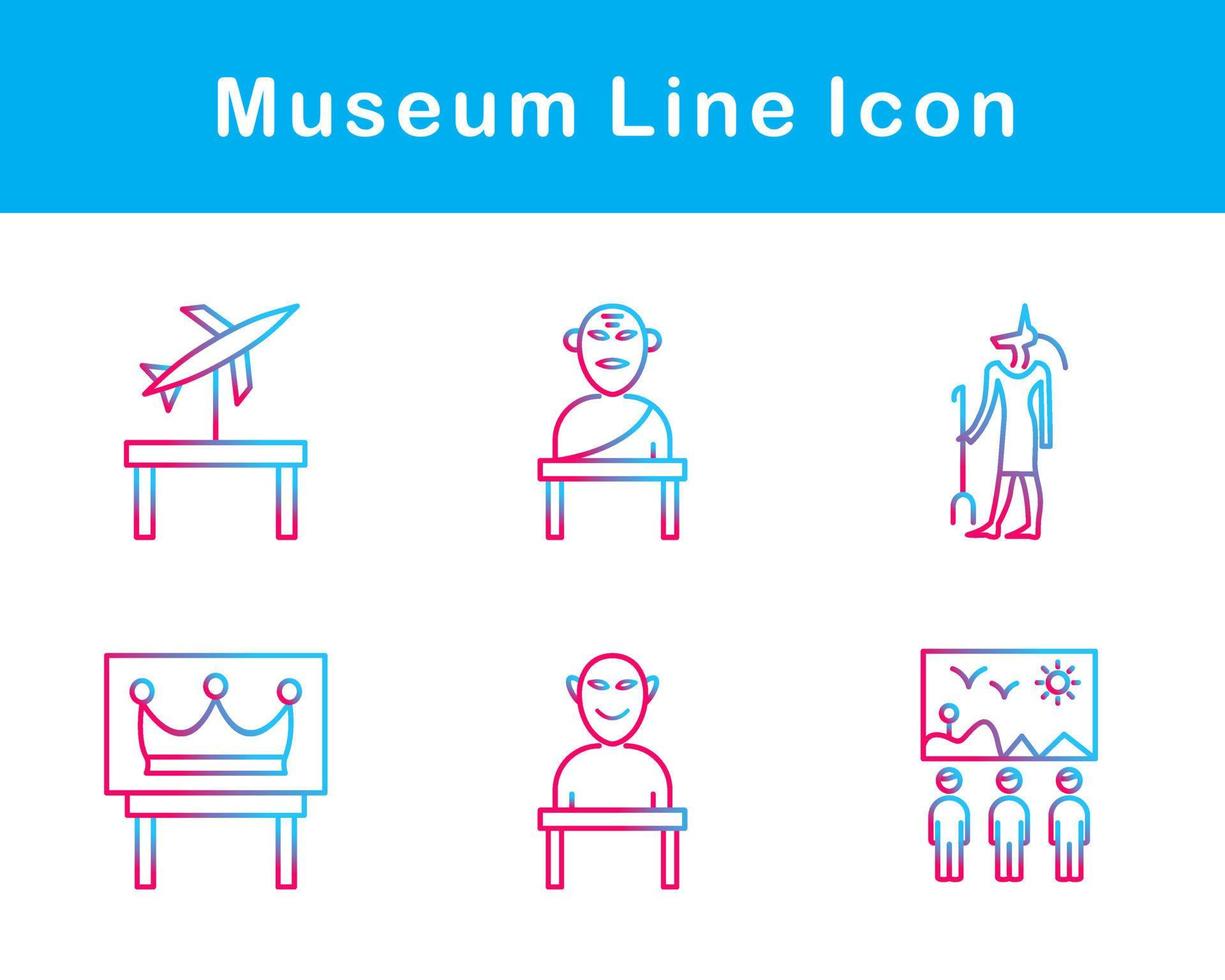 Museum Vector Icon Set