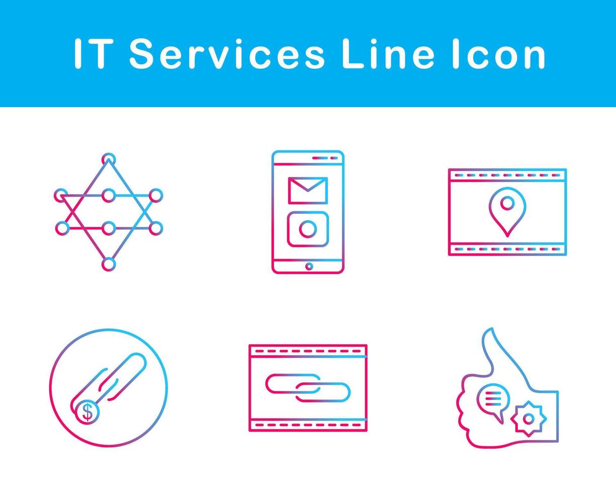 IT Services Vector Icon Set