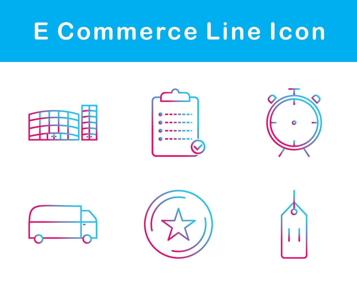 E Commerce Vector Icon Set