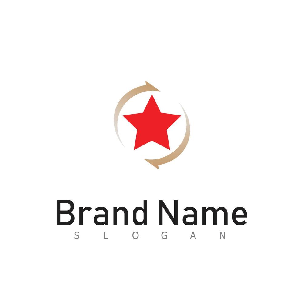 star logo icon symbol elegant elite vector