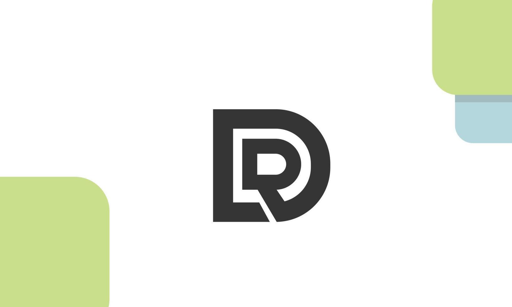 Alphabet letters Initials Monogram logo RD, DR, R and D vector