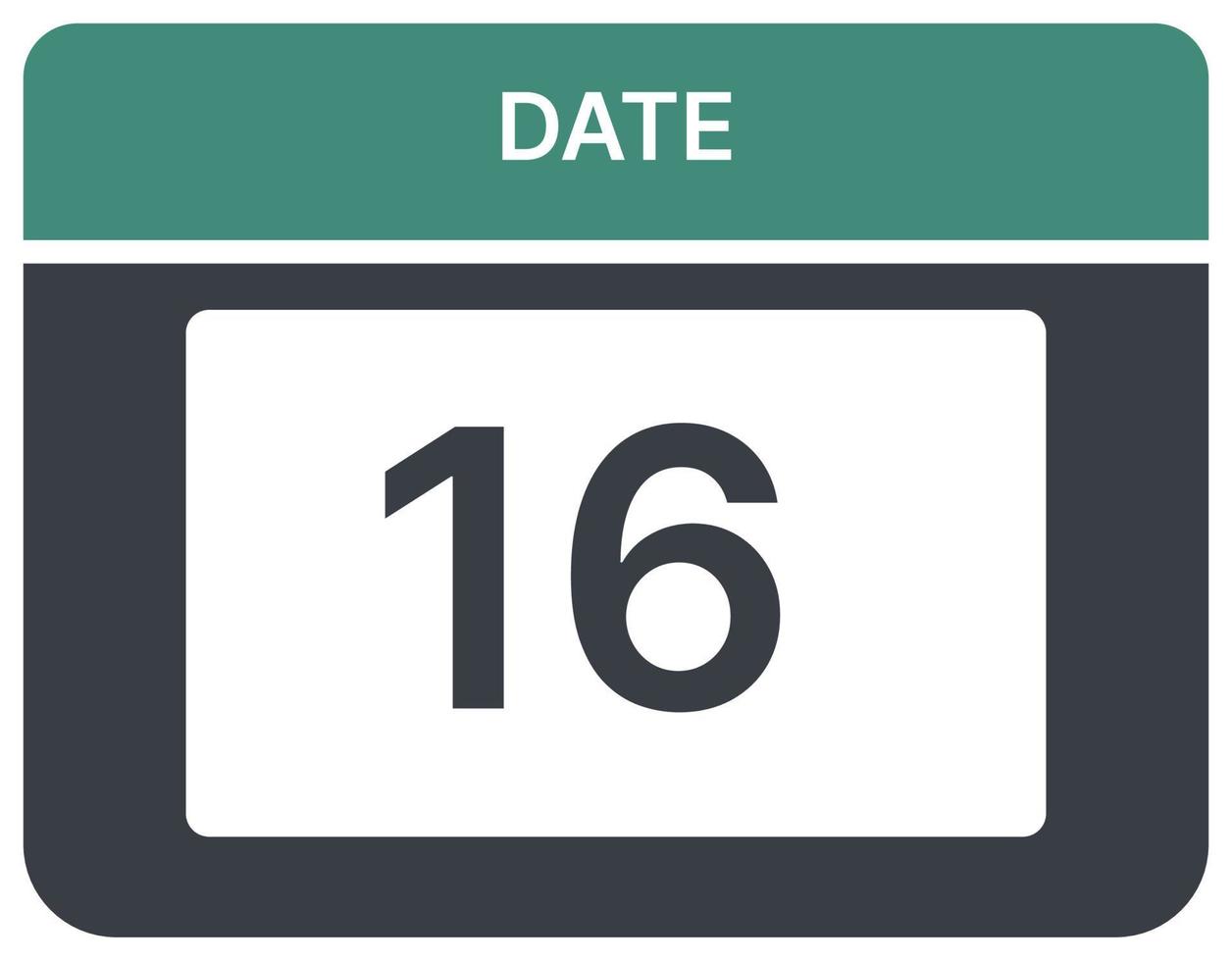 illustration of daily calendar month dates for work vector
