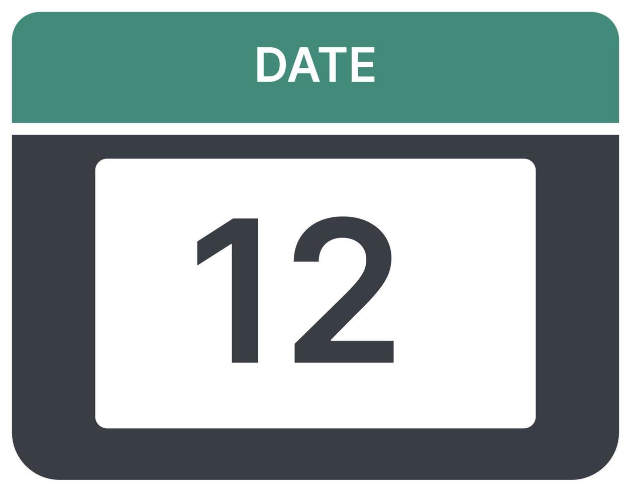 illustration of daily calendar month dates for work vector