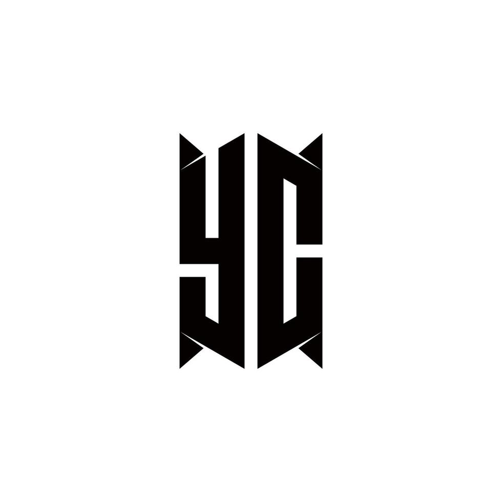 YC Logo monogram with shield shape designs template 20873362 Vector Art YC Logo monogram with shield shape designs template 20873362 Vector Art